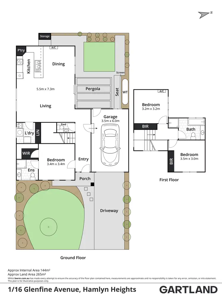 Floorplan of Homely house listing, 1/16 Glenfine Avenue, Hamlyn Heights VIC 3215