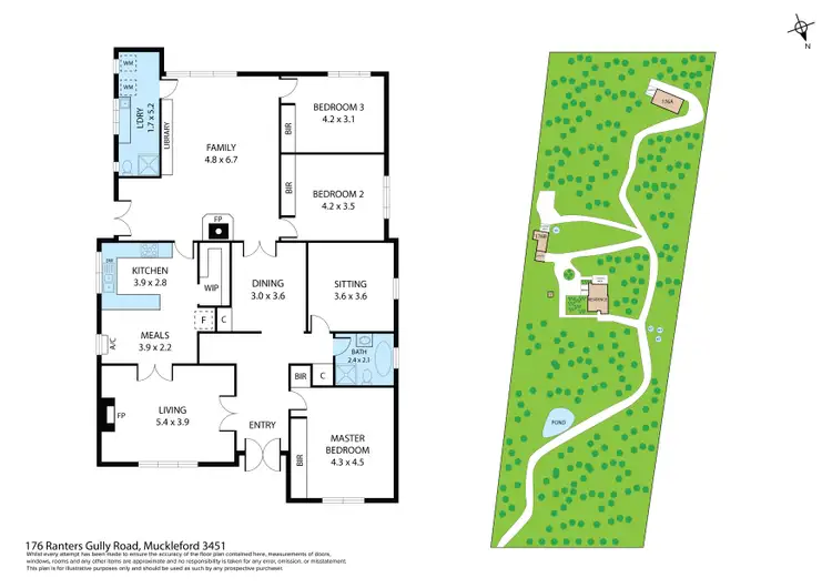 Floorplan of Homely house listing, 176 Ranters Gully Road, Muckleford VIC 3451