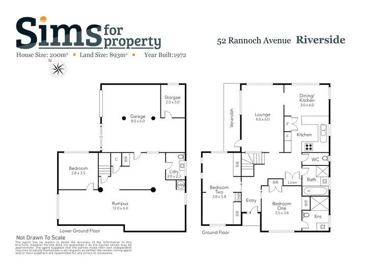 Floorplan of Homely house listing, 52 Rannoch Avenue, Riverside TAS 7250