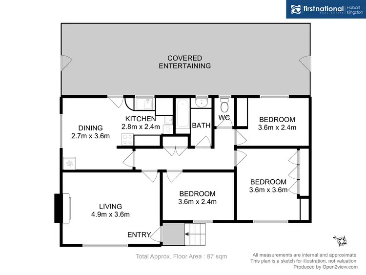 Floorplan of Homely house listing, 285 Main Road, Austins Ferry TAS 7011