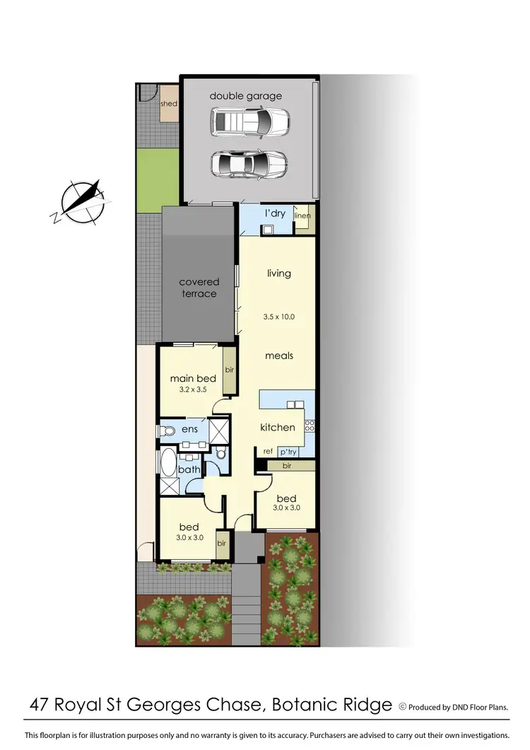 Floorplan of Homely house listing, 47 Royal St Georges Chase, Botanic Ridge VIC 3977
