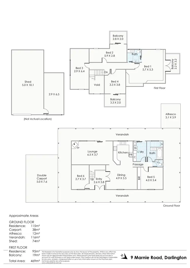 Floorplan of Homely house listing, 9 Marnie Road, Darlington WA 6070