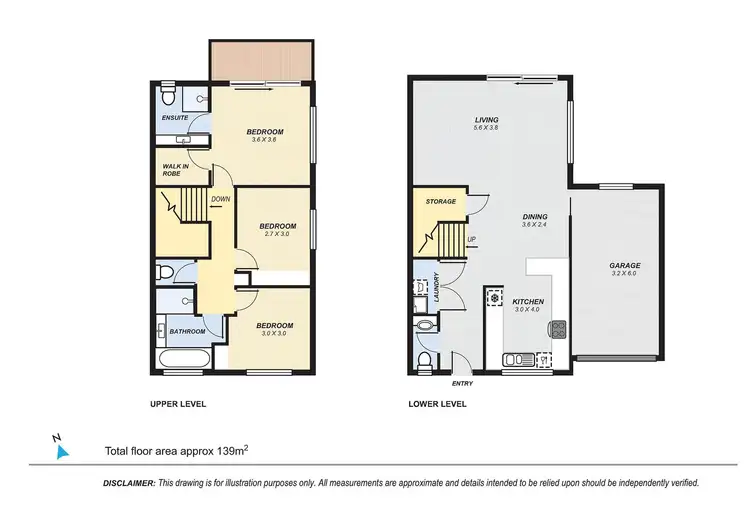 Floorplan of Homely townhouse listing, 8/38-48 Brays Road, Murrumba Downs QLD 4503