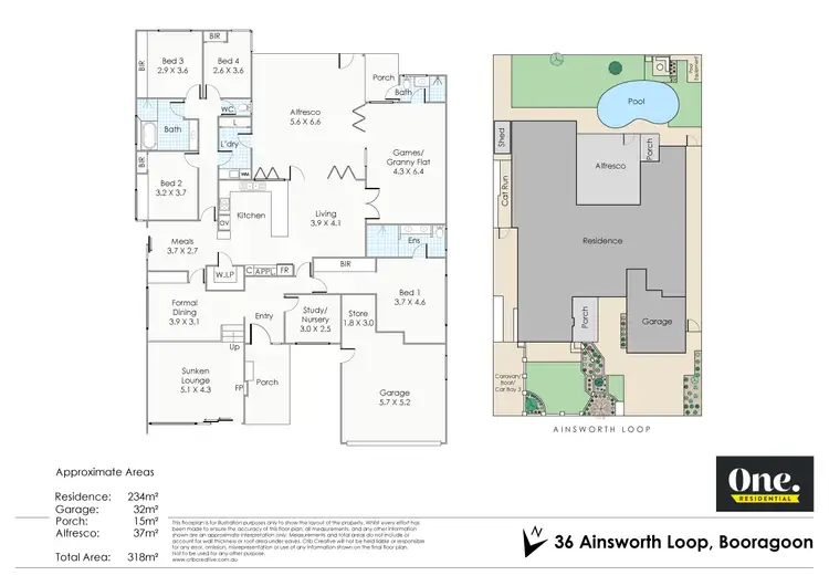 Floorplan of Homely house listing, 36 Ainsworth Loop, Booragoon WA 6154
