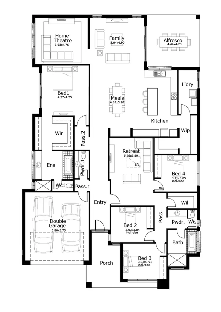 Floorplan of Homely house listing, 10 Pine Valley Parade, Mount Barker SA 5251