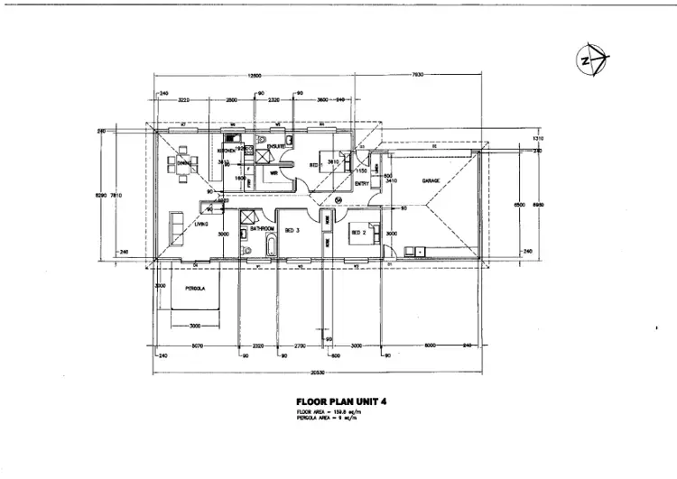 Floorplan of Homely house listing, 3/156 Freshwater Point Road, Legana TAS 7277