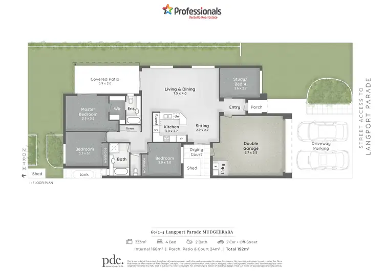 Floorplan of Homely house listing, 69/2-4 Langport Parade, Mudgeeraba QLD 4213
