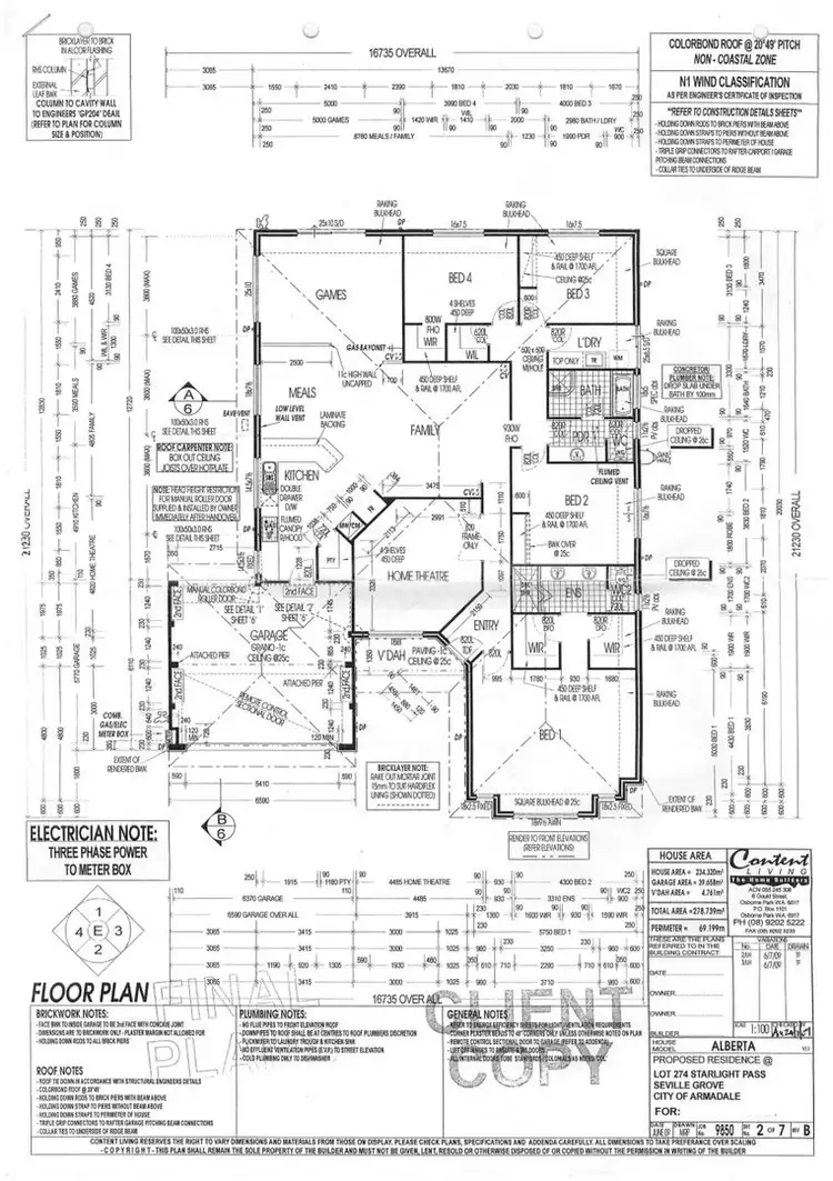 Floorplan of Homely house listing, 4 Starlight Pass, Seville Grove WA 6112