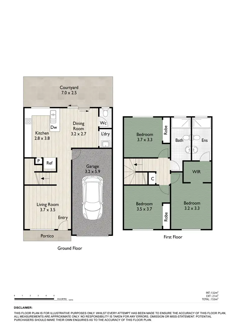 Floorplan of Homely townhouse listing, 45/1 Linear Drive, Mango Hill QLD 4509