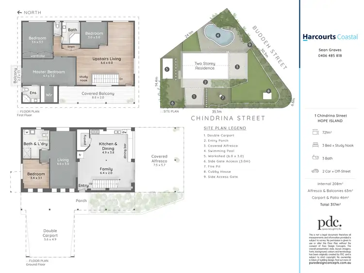 Floorplan of Homely house listing, 1 Chindrina Street, Hope Island QLD 4212