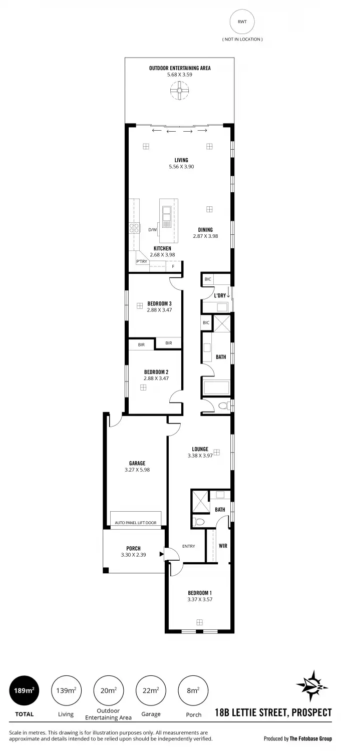 Floorplan of Homely house listing, 18B Lettie Street, Prospect SA 5082