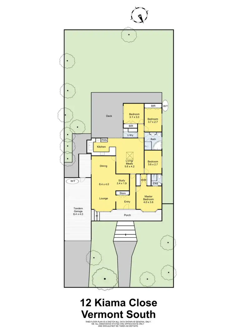 Floorplan of Homely house listing, 12 Kiama Close, Vermont South VIC 3133