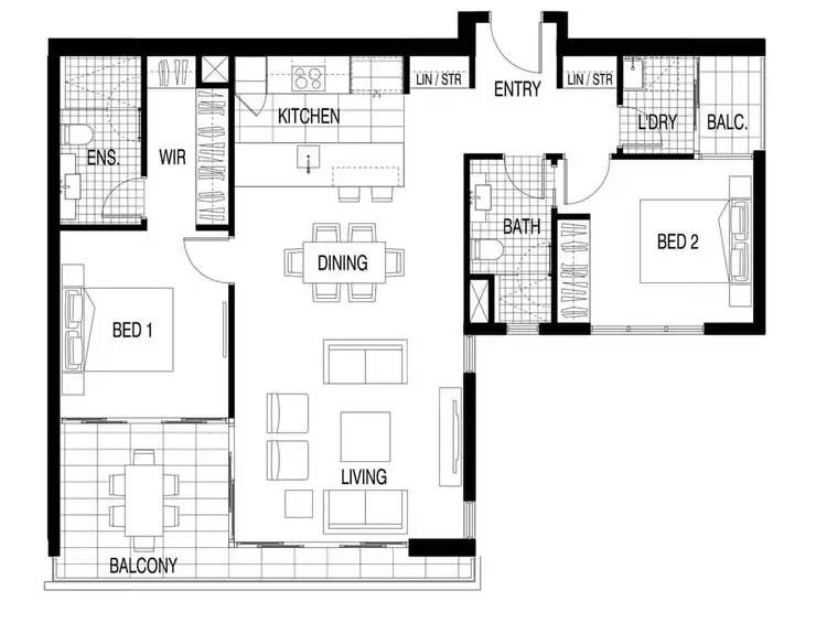 Floorplan of Homely apartment listing, 69/72 The Esplanade, Burleigh Heads QLD 4220