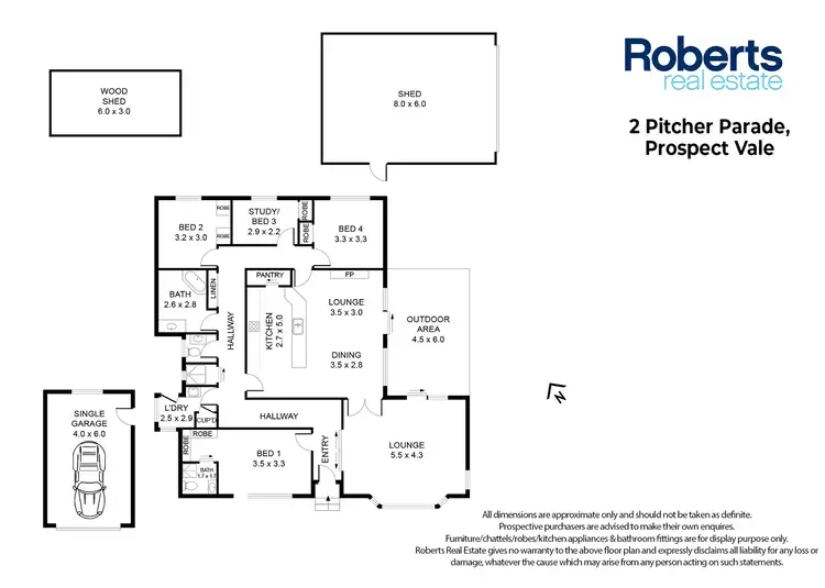 Floorplan of Homely house listing, 2 Pitcher Parade, Prospect Vale TAS 7250