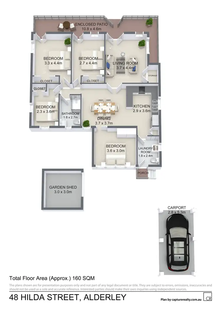 Floorplan of Homely house listing, 48 Hilda Street, Alderley QLD 4051