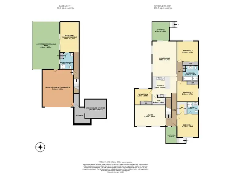Floorplan of Homely house listing, 44A Carlyle Close, Dapto NSW 2530