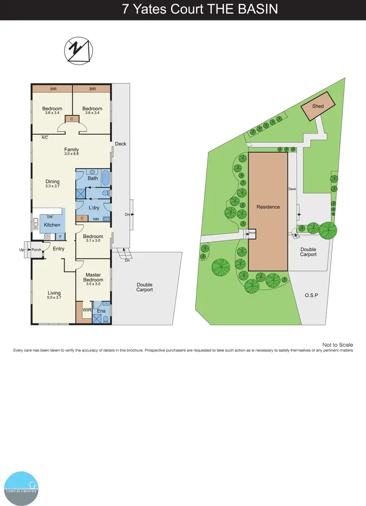 Floorplan of Homely house listing, 7 Yates Court, The Basin VIC 3154
