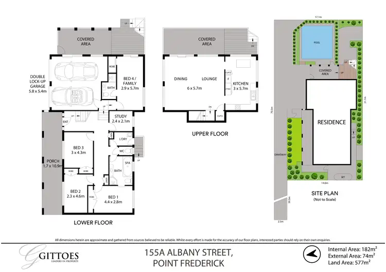 Floorplan of Homely house listing, 155a Albany Street, Point Frederick NSW 2250