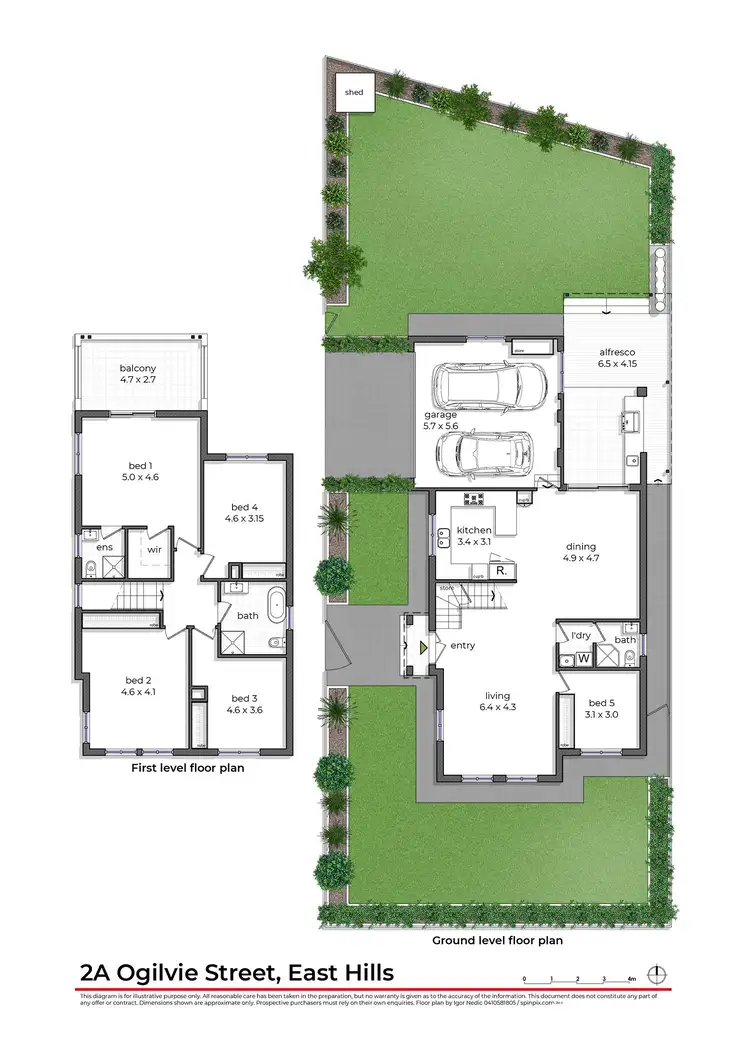 Floorplan of Homely house listing, 2a Ogilvie Street, East Hills NSW 2213