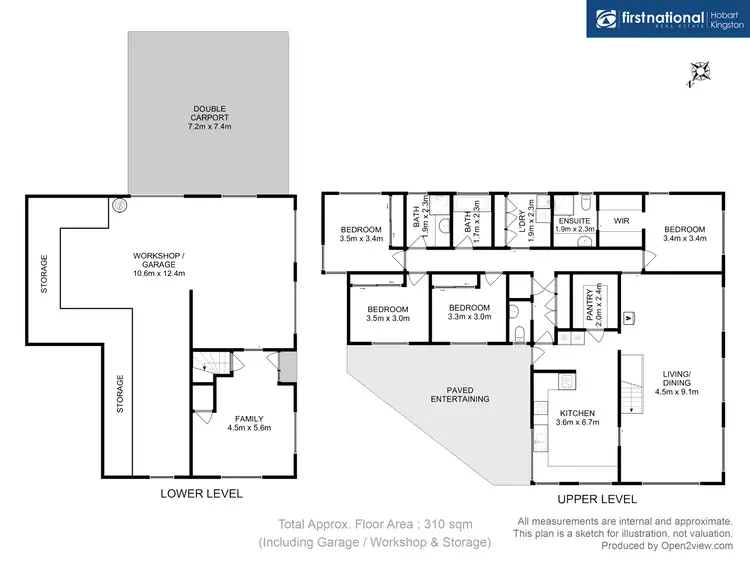 Floorplan of Homely house listing, 34 Nolan Crescent, Kingston TAS 7050