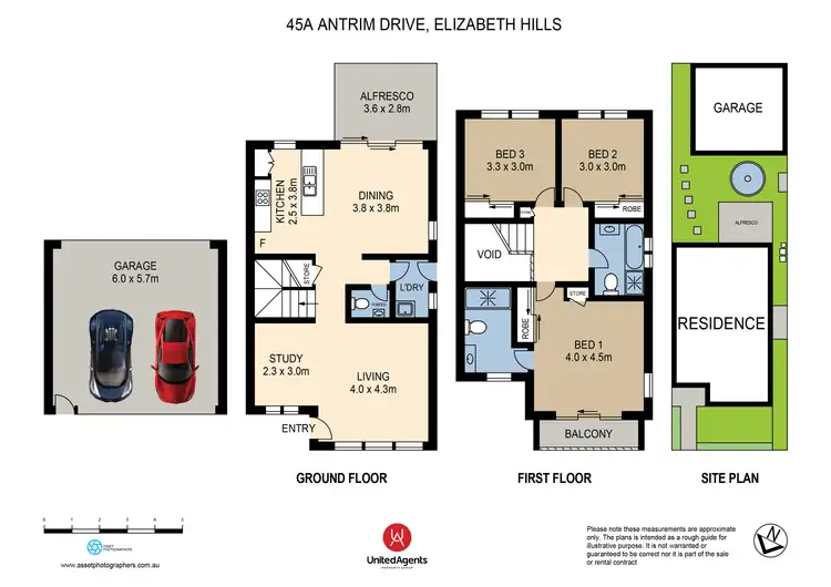 Floorplan of Homely house listing, 45a Antrim Drive, Elizabeth Hills NSW 2171