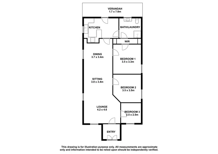 Floorplan of Homely house listing, 53 James Street, Kingston Se SA 5275