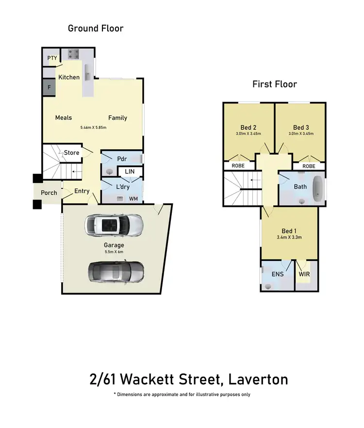 Floorplan of Homely house listing, 2/61 Wackett Street, Laverton VIC 3028