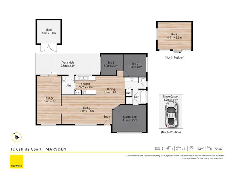 Floorplan of Homely house listing, 12 Callide Court, Marsden QLD 4132