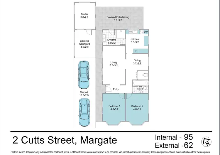 Floorplan of Homely house listing, 2 Cutts Street, Margate QLD 4019