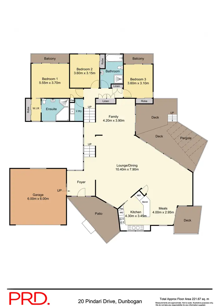 Floorplan of Homely house listing, 20 Pindari Drive, Dunbogan NSW 2443
