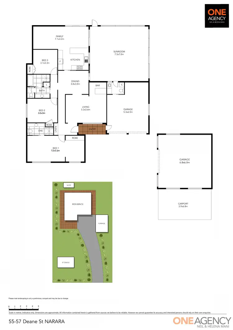 Floorplan of Homely house listing, 55-57 Deane Street, Narara NSW 2250