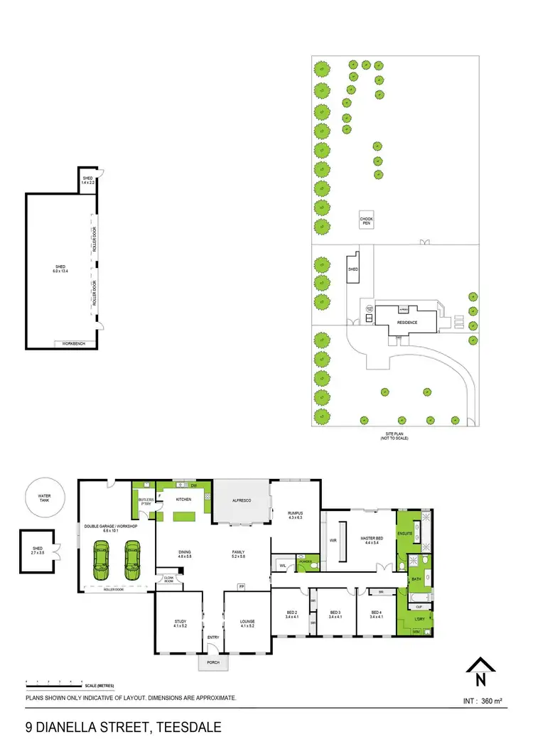 Floorplan of Homely house listing, 9 Dianella Street, Teesdale VIC 3328