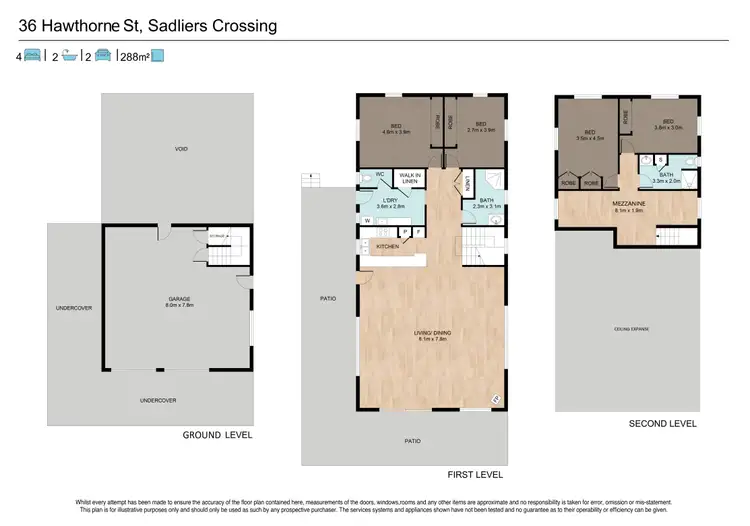 Floorplan of Homely house listing, 36 Hawthorne Street, Sadliers Crossing QLD 4305