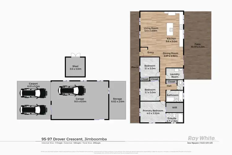 Floorplan of Homely house listing, 95-97 Drover Crescent, Flagstone QLD 4280