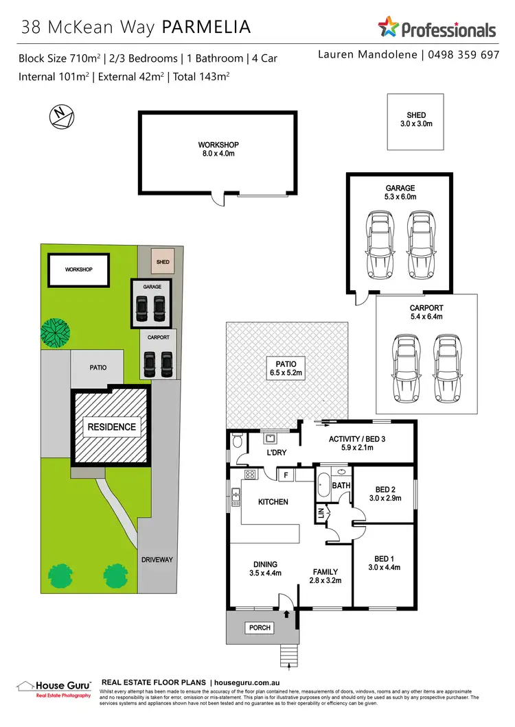 Floorplan of Homely house listing, 38 Mckean Way, Parmelia WA 6167