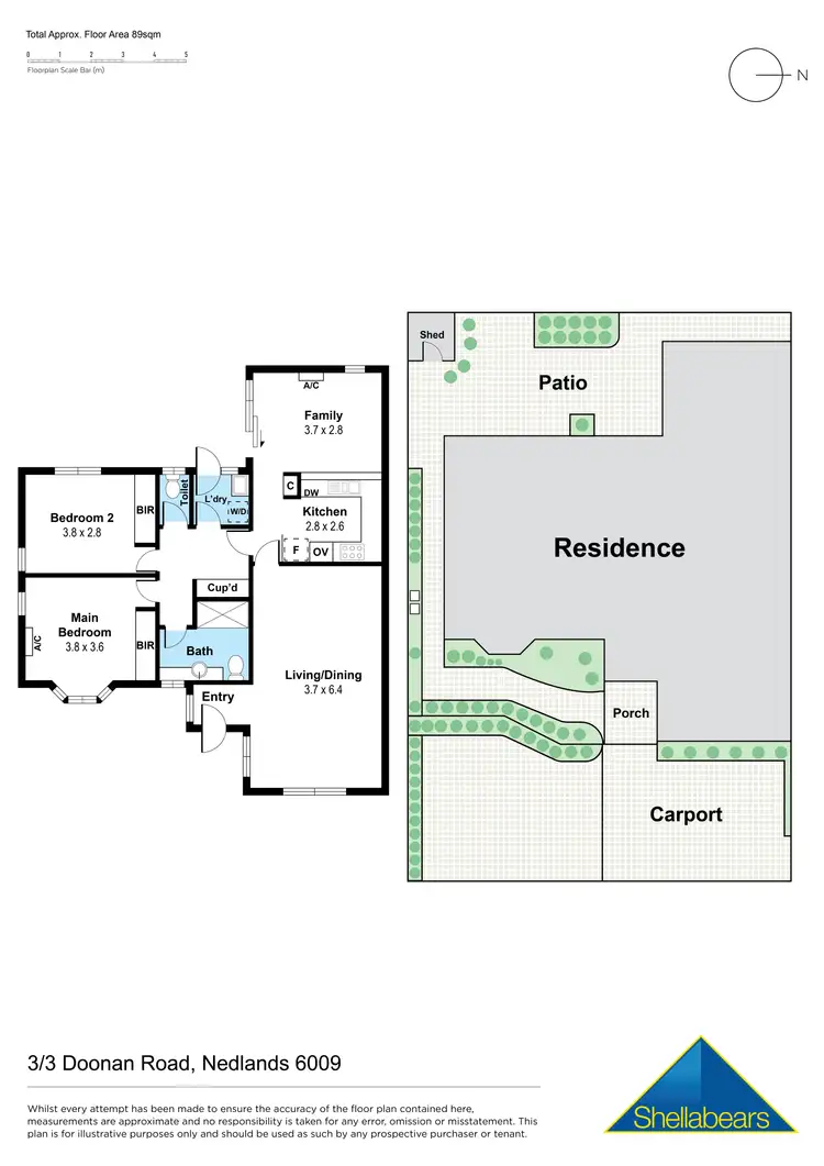 Floorplan of Homely house listing, 3/3 Doonan Road, Nedlands WA 6009