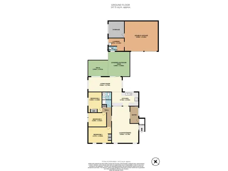 Floorplan of Homely house listing, 6 Kurrawa Crescent, Koonawarra NSW 2530
