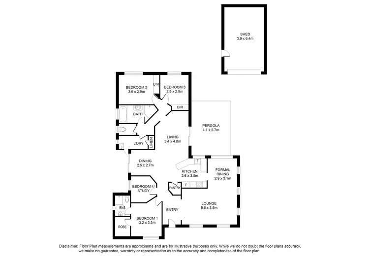 Floorplan of Homely house listing, 16 JACARANDA COURT, Mount Gambier SA 5290