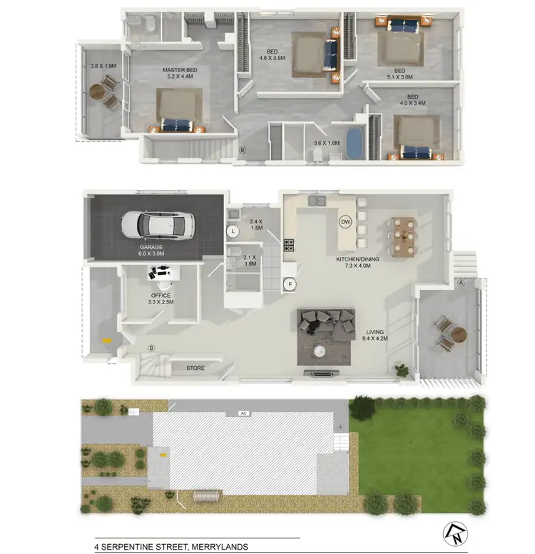 Floorplan of Homely house listing, 4 Serpentine Street, Merrylands West NSW 2160