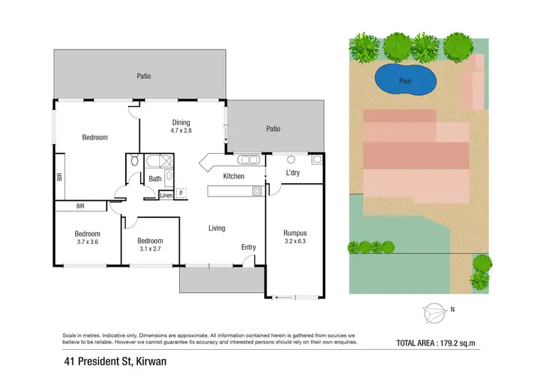 Floorplan of Homely house listing, 41 President Street, Kirwan QLD 4817