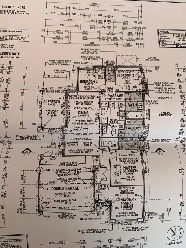 Floorplan of Homely house listing, 3 Bitalli Bend, Byford WA 6122