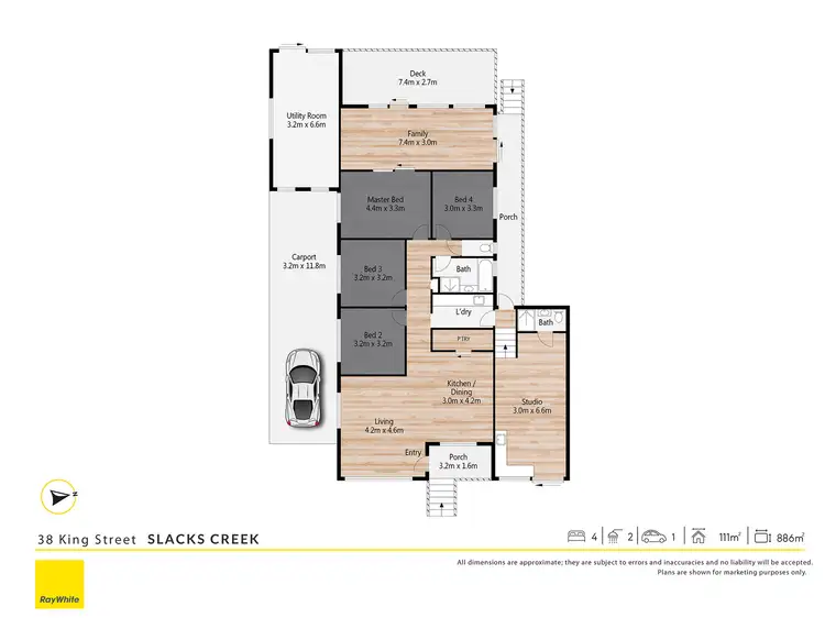 Floorplan of Homely house listing, 38 King Street, Slacks Creek QLD 4127