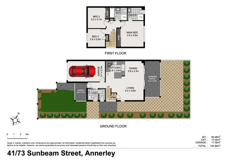 Floorplan of Homely townhouse listing, 4/73 Sunbeam Street, Annerley QLD 4103