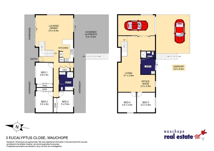 Floorplan of Homely house listing, 3 Eucalypts Close, Wauchope NSW 2446