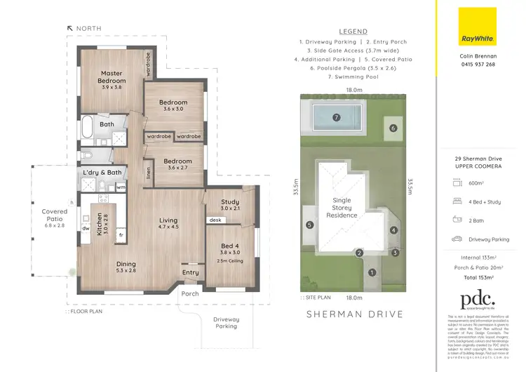 Floorplan of Homely house listing, 29 Sherman Drive, Upper Coomera QLD 4209
