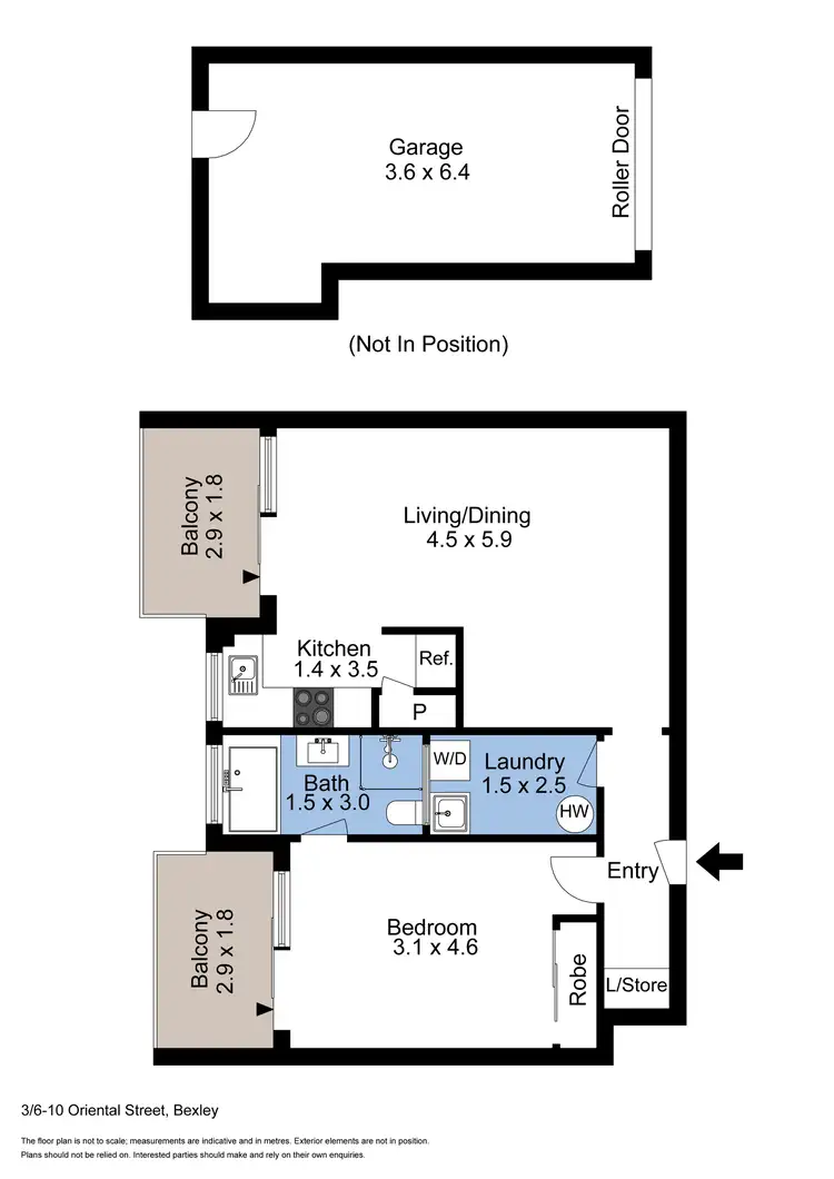 Floorplan of Homely unit listing, 3/6-10 Oriental Street, Bexley NSW 2207