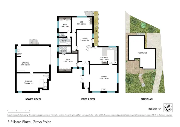 Floorplan of Homely house listing, 8 Pilbara Place, Grays Point NSW 2232