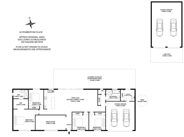 Floorplan of Homely house listing, 20 Pemberton Place, Hatton Vale QLD 4341