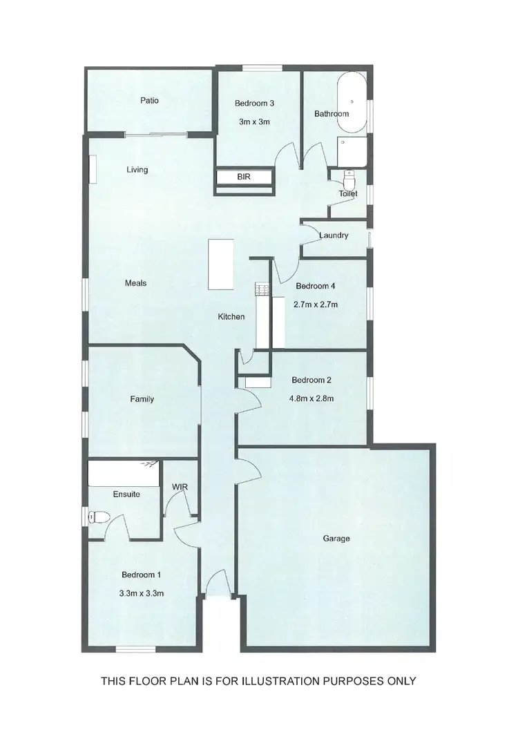 Floorplan of Homely house listing, 57 GRIEVE AVENUE, Naracoorte SA 5271