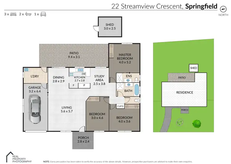 Floorplan of Homely house listing, 22 Streamview Crescent, Springfield QLD 4300